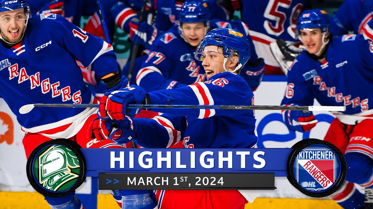Game Highlights | Knights vs. Rangers - Mar. 1st, 2024