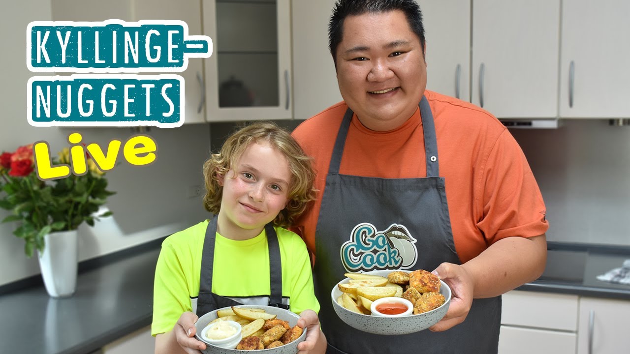 Opskrift live: Nemme kyllingenuggets med pomfritter | GoCook by Coop