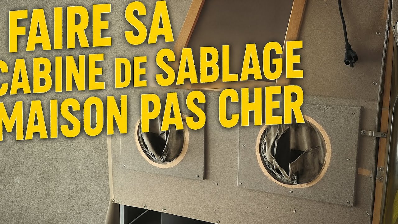 Je fabrique une Cabine de sablage fait maison 330litre #decapage #diy #fairesoitmeme #onsdebrouille