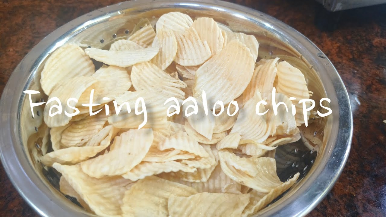 Fasting potato chips | व्रत आलू चिप्स |