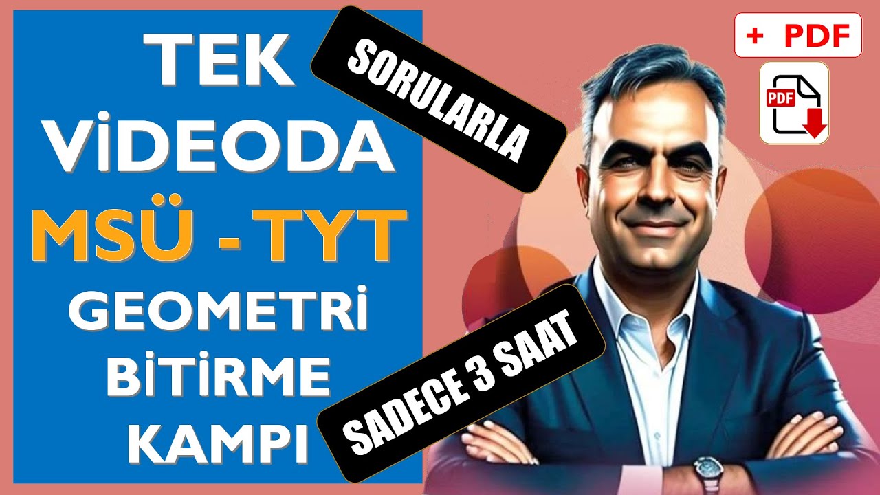 Tek Videoda TYT-MSÜ Geometri Bitirme Kampı