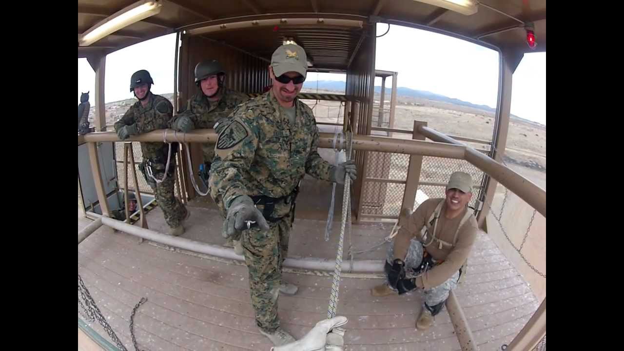 Tactical Rappelling