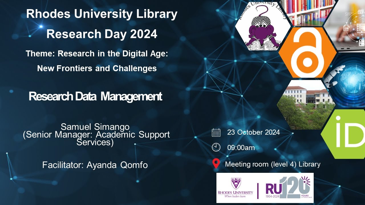 [Research Day 2024] Research Data Management | Samuel Simango