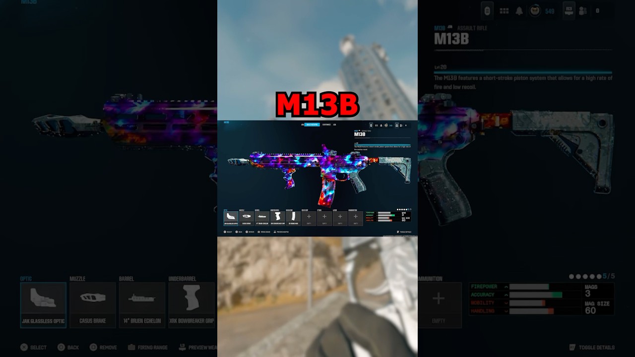 This *BUFFED* M13 is NOW  INSANE in Warzone 🔥 (Best M13B Class Setup) BO6 Warzone