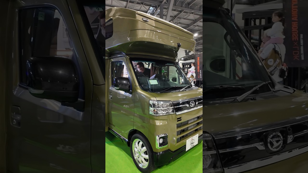 日本初！？ターボの軽キャンピングカー✨【JPstar Happy1ターボ】#軽キャン