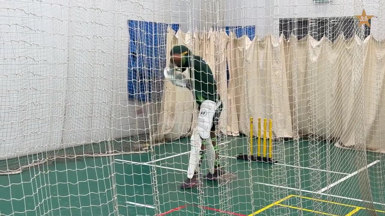Pakistan Test squad used the optional session to sharpen their batting 🏏
