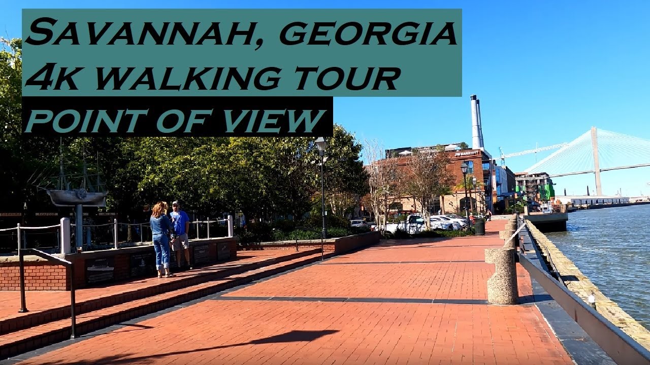 Savannah, Georgia | 4k Walking Tour | POV