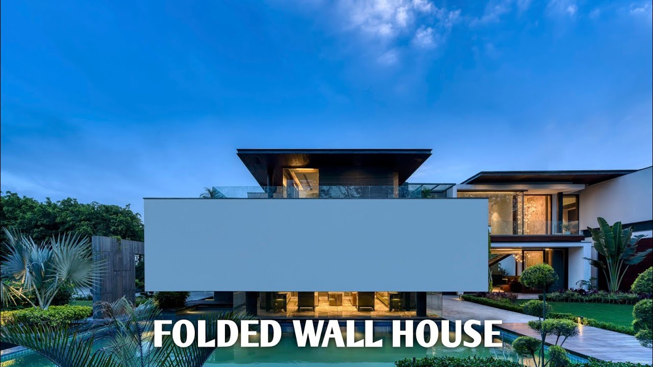 Contemporary Elegance: The Folded Wall House