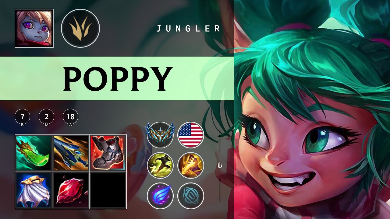 Poppy Jungle vs Kindred - NA Challenger Patch 25.24