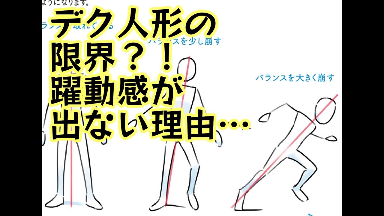 「躍動＝バランスを崩す！！」