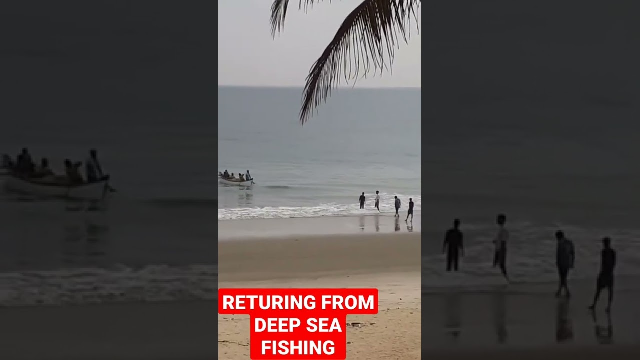 Fisherman's return from Deep Sea Fishing 🎣 - Coastal Karnataka India