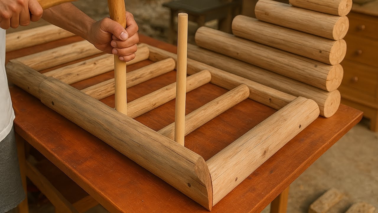 Effective Recycling Ideas From Scrap Wood // How To Make A Rustic Coffee Table From Recycled Wood