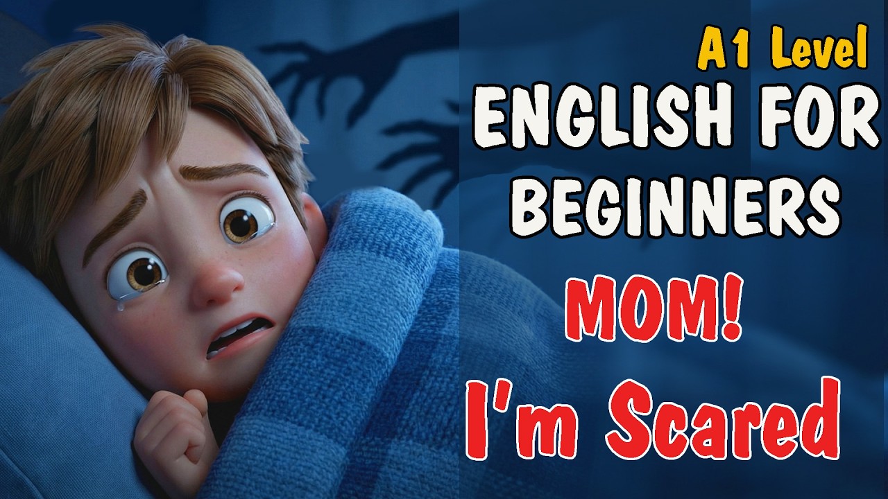Mom, I’m Scared | English Listening Practice for Beginners (A1 Level)