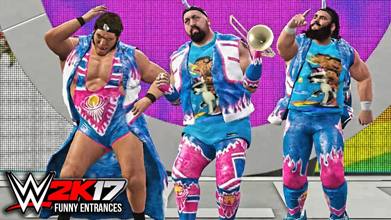 WWE 2K17 - Top 10 Funny Entrances ft John Cena, Bray, Ambrose, Triple H & More ( PS4 & XB1 ) 😆