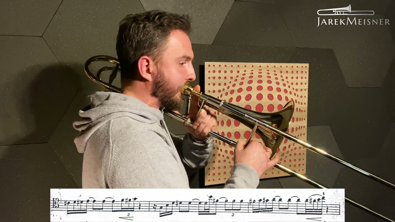 Marcel Bitsch - Etude no. 2/ Jarek Meisner / Trombone