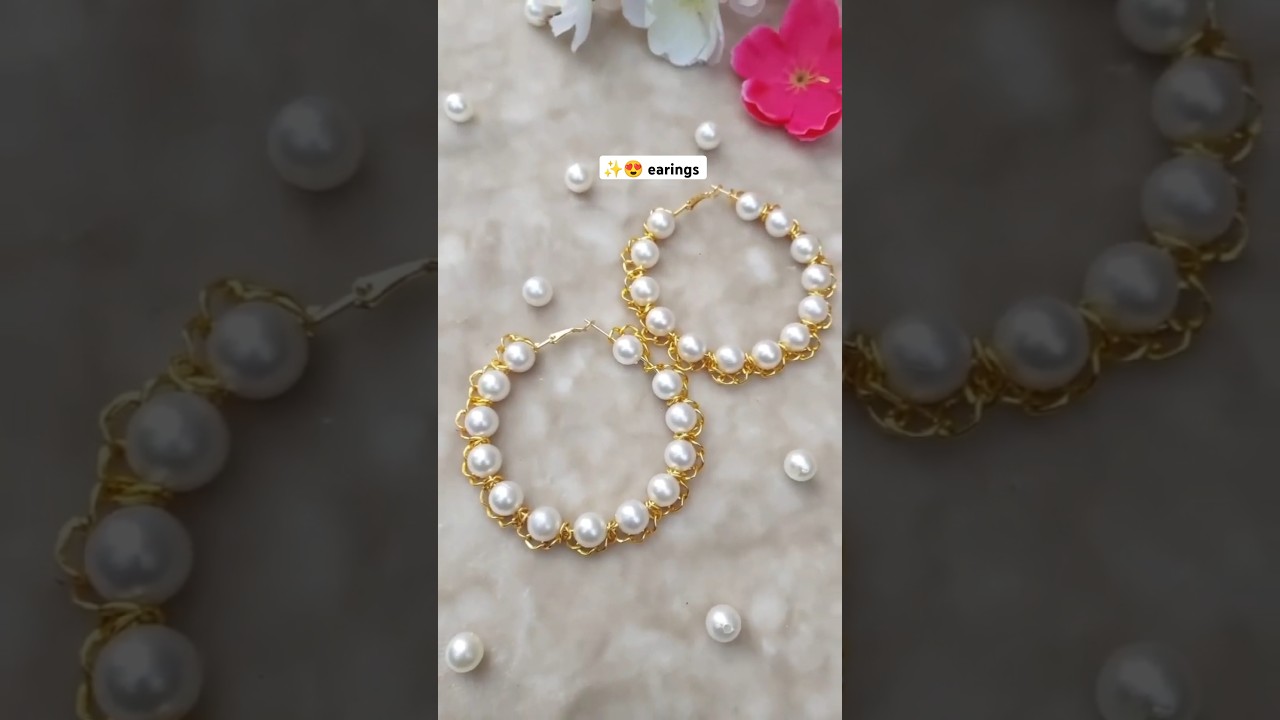 Making earings #makingearrings #earrings  #youtubeshorts #jhumka #makingearrings @diybyshivani9