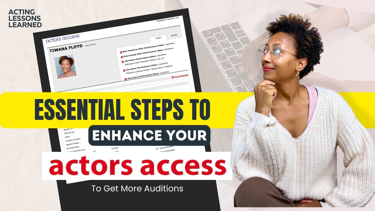 How to Set-Up Your Actors Access Profile 🎬  #actorsaccess