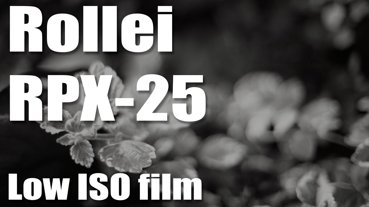 Rollei RPX-25 &mdash; протестирована черно-белая пленка с низким ISO!