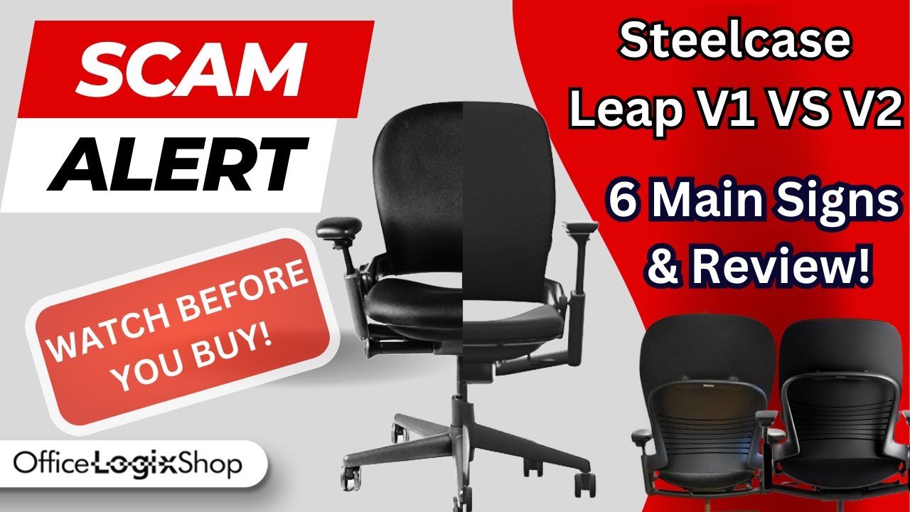 Steelcase Leap V1 против Leap V2: не дайте себя обмануть! Что вам стоит знать!
