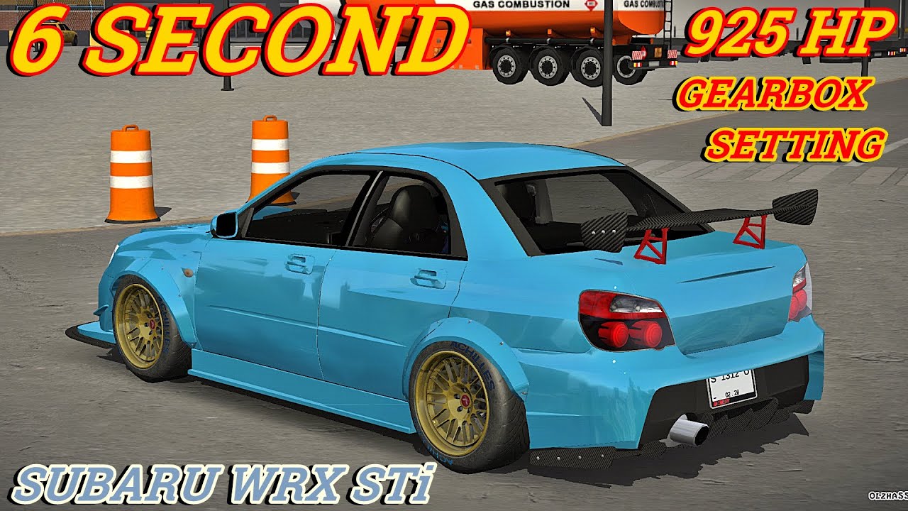 SUBARU WRX STi 925HP 6 SECOND GEARBOX SETTING || CAR PARKING MULTIPLAYER NEW UPDATE 2023