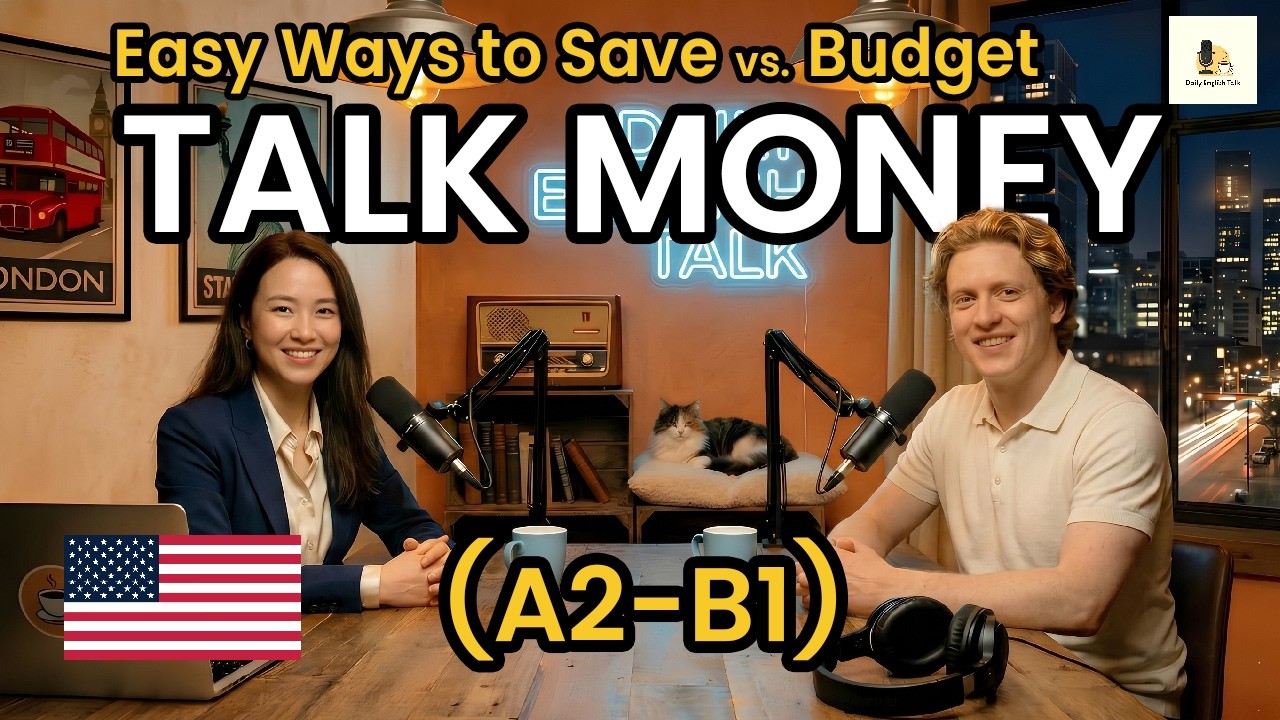 Learn English Through Conversation | Money, Saving & Budgeting | A2-B1