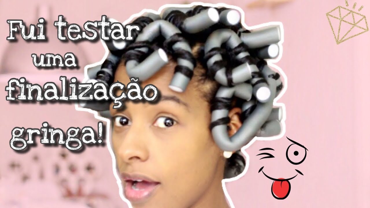 Texturização para cabelos crespos com Flexi Rods - Mih Passa