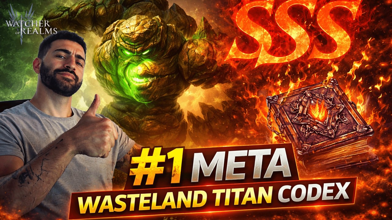 BEST WasteLand Titan Immortal Codex Meta | EASY SSS Score | zChady Watcher Of Realms