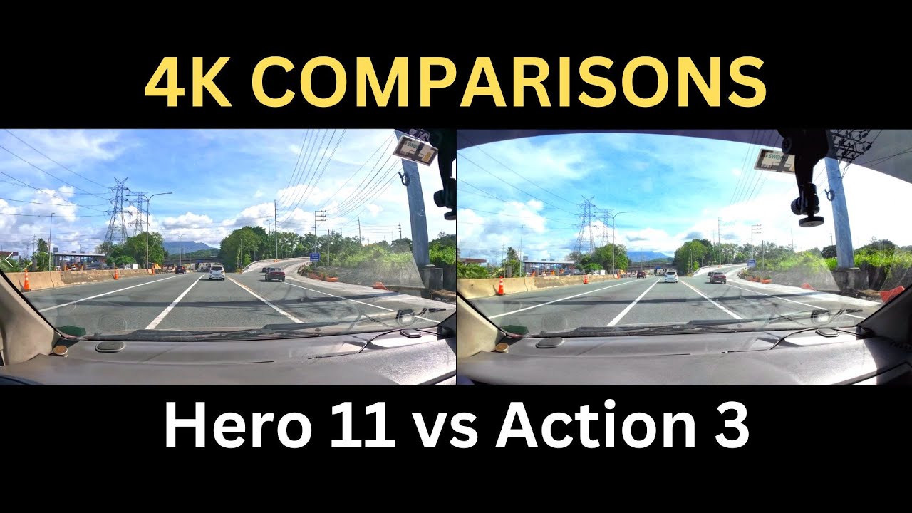 GoPro Hero 11 Black vs DJI Osmo Action 3: 4k footage comparisons