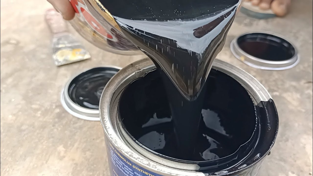gak ada tinner bensin pun bisa!!!tips mencampur cat dengan bensin yang benar dan bagus