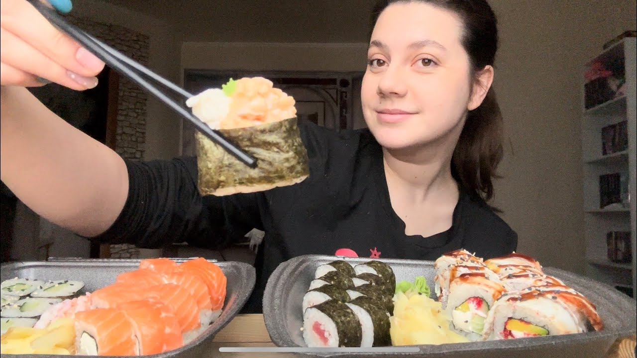 МУКБАНГ 6//АРЕНА//РОЛЛЫ 🍣