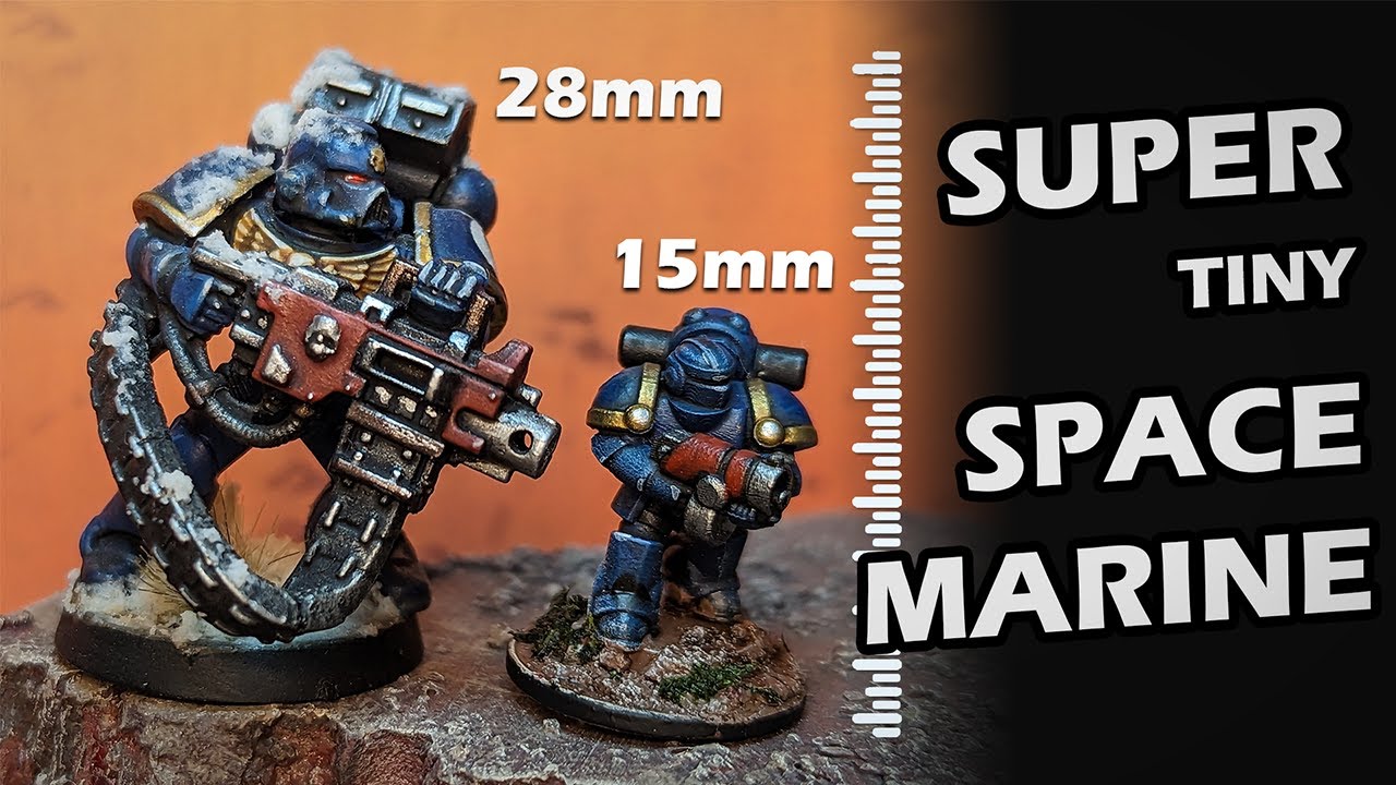 Покраска миниатюр 15-мм Warhammer!