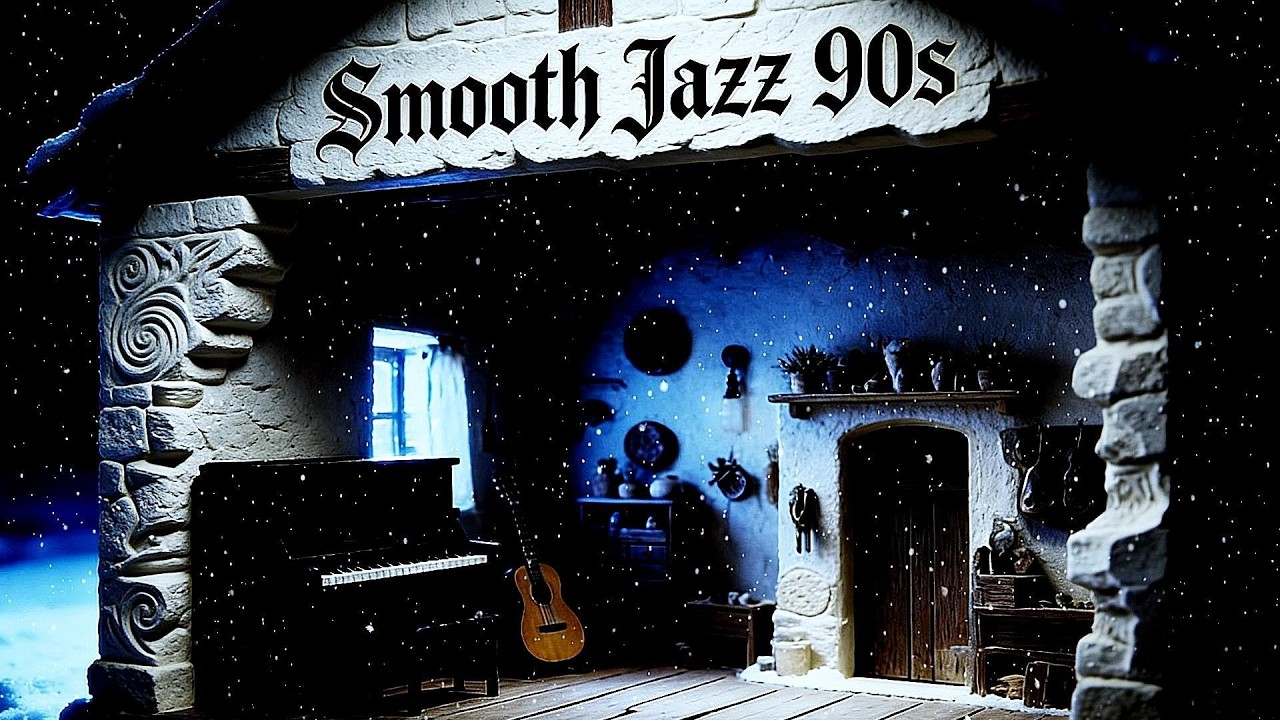 Cozy Winter Smooth Jazz Piano & Guitar ❄️ Relaxing Instrumental Music for sleep &  Positive Vibes