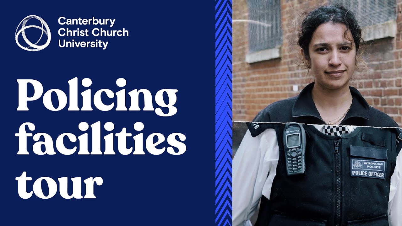 Policing Facilities Tour at Canterbury Christ Church University