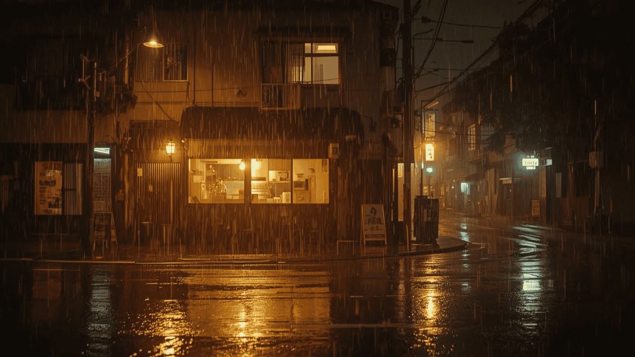 Tokyo Rain at Midnight ? Sleep Music