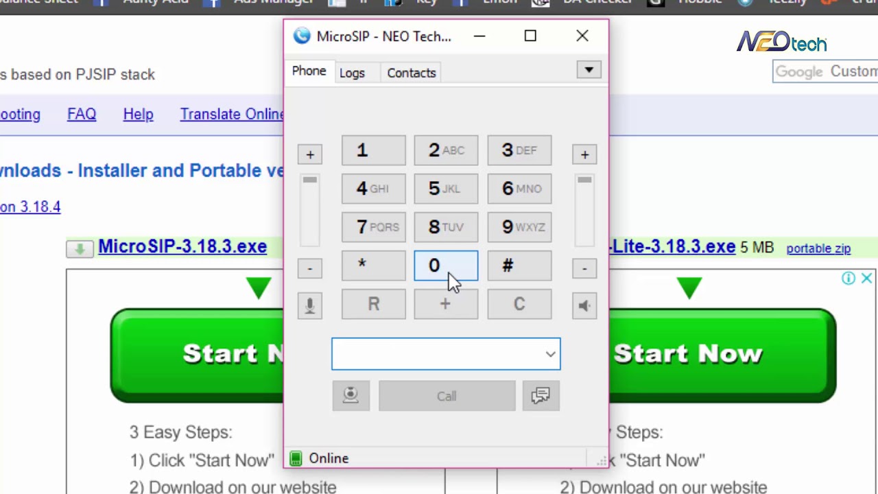 How to Configure Microsip Desktop Application | SIP Account Configuration with Microsip Software