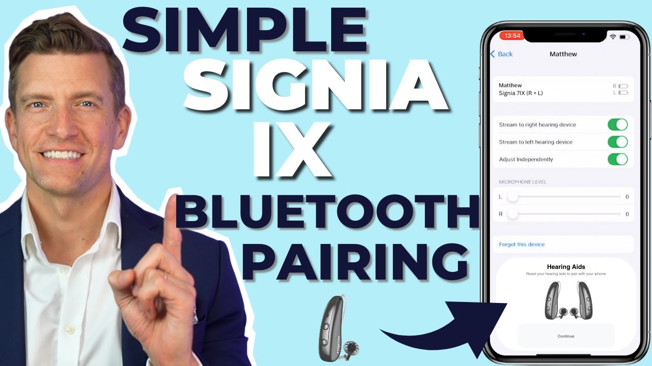 How to Pair Your Bluetooth Signia Pure IX Hearing Aids to Your iPhone in 3 Steps