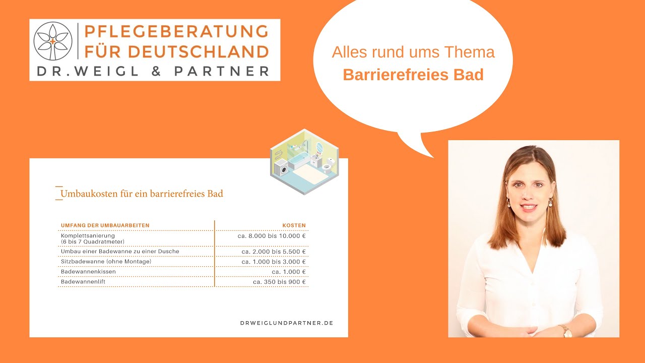 Barrierefreies Bad - Diese Punkte müssen Sie beim Badumbau beachten!