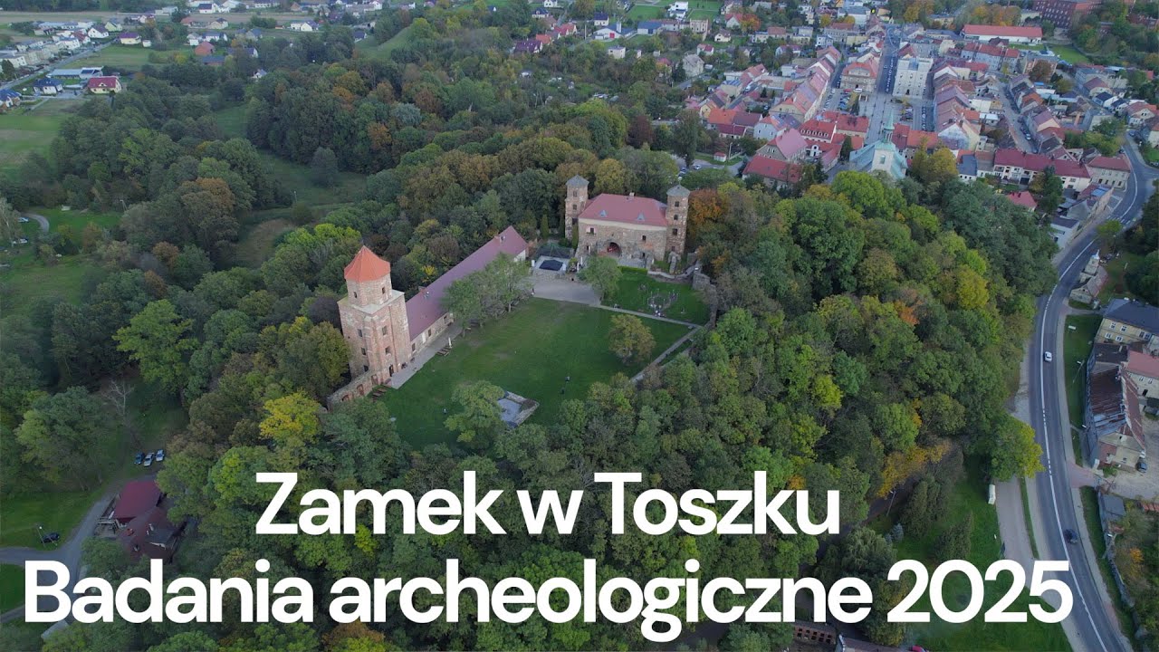 Badania archeologiczne na zamku w Toszku
