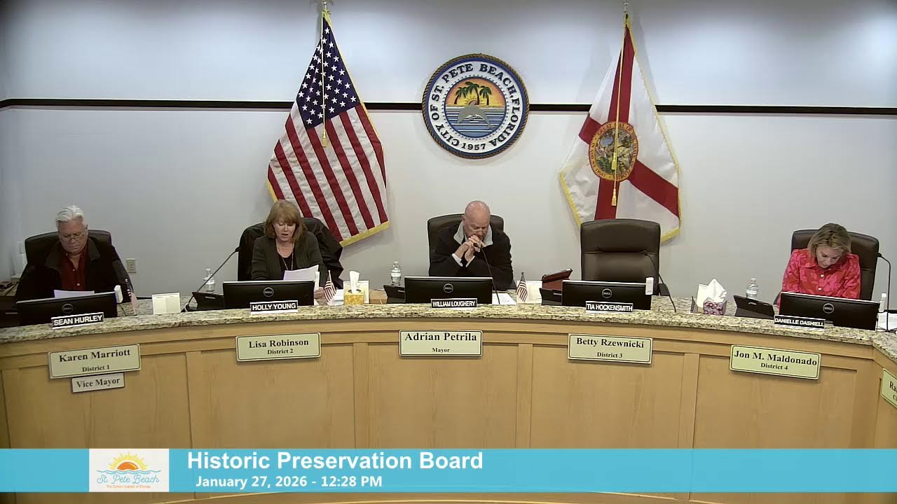 Historic Preservation Board - Special Meeting - January 27, 2026