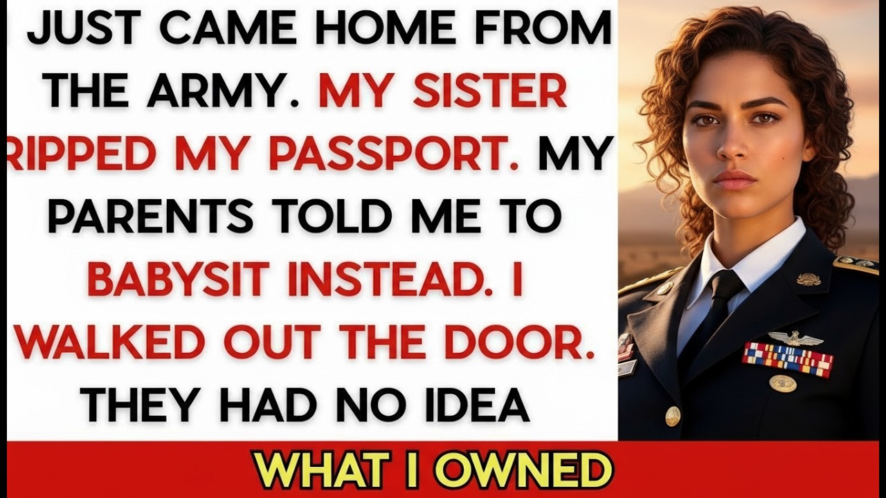 My Sister ripped my passport to force babysitting. She didn't know I own her new house.