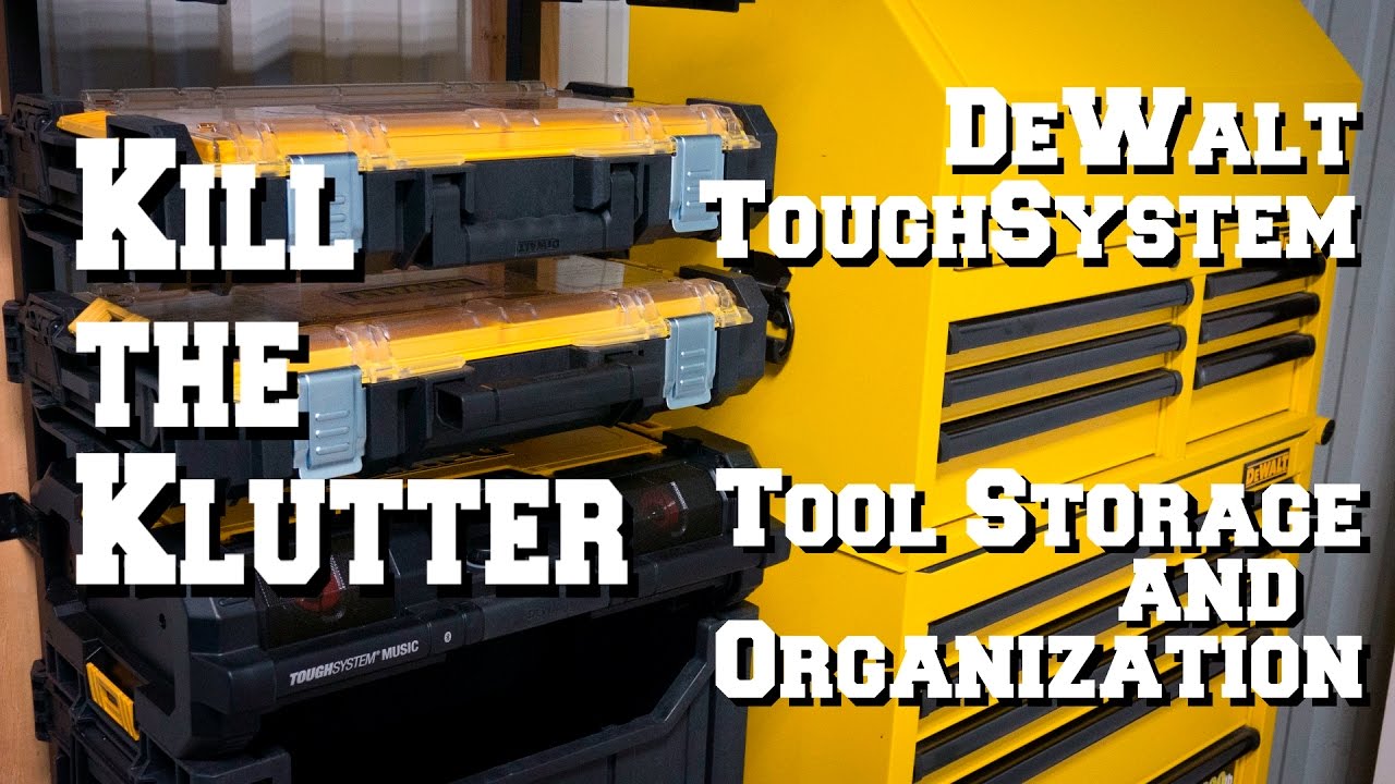 DeWalt ToughSystem Tool Storage Organization