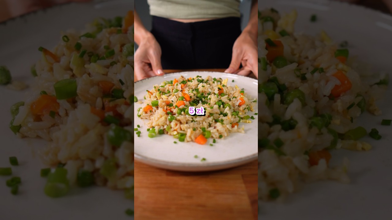 Obiad do 5 zł czyli ryż smażony z warzywami #jedzenie #obiad #taniobiad #przepis