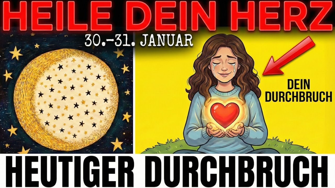 HEUTE NACHT: Krebs-Mond heilt dein Herz - 3 Sternzeichen erleben emotionalen DURCHBRUCH (29. Jan)