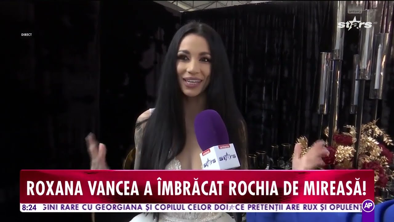 Roxana Vancea se pregătește pentru cununia religioasă