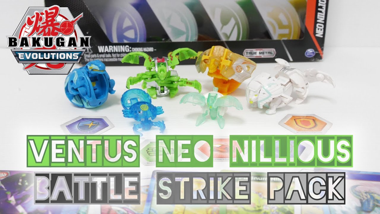 VENTUS PLATINUM NEO NILLIOUS / AURELUS GHOST BEAST BATTLE STRIKE PACK | Bakugan Evolutions | UNBOX