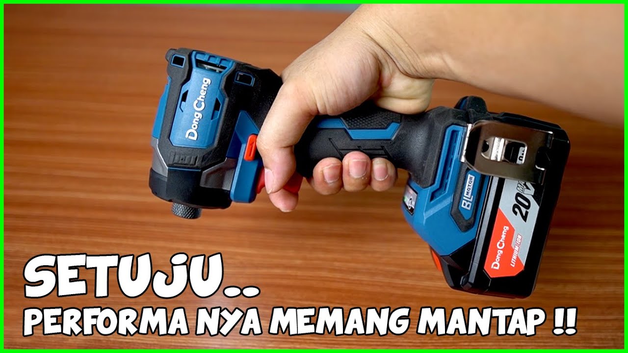 Cordless Impact Driver PESEK dongcheng DCPL208 Type EM - Performa Bandel Harga Murmer, Setuju... ???