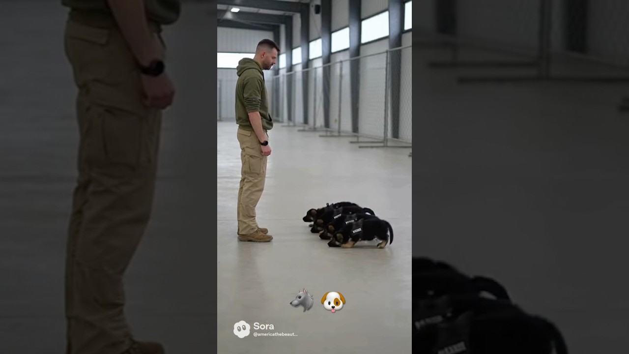 Tiny German shepherd k9 puppies training #k9 #germanshepherd #puppy #dog #dogtraining #fyp #viral