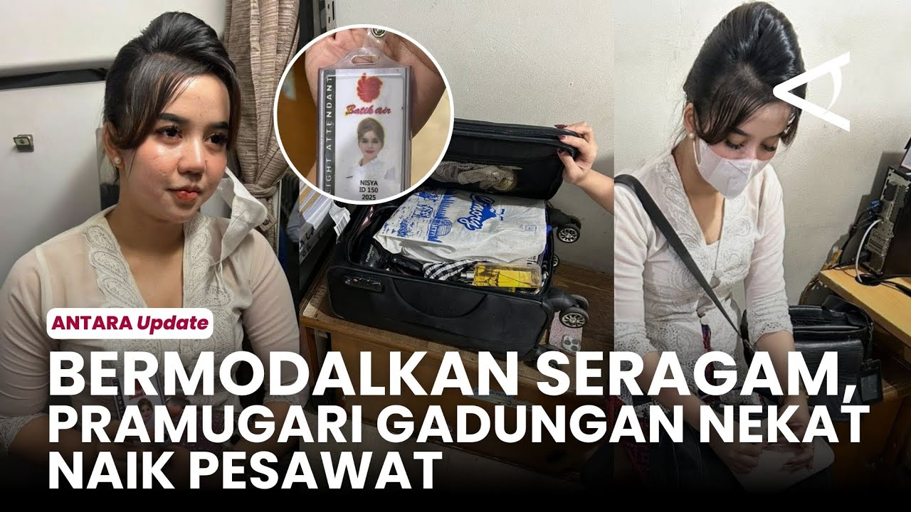 Nekat! Bermodalkan Seragam dan Rambut Sanggul, Wanita ini jadi Pramugari Gadungan