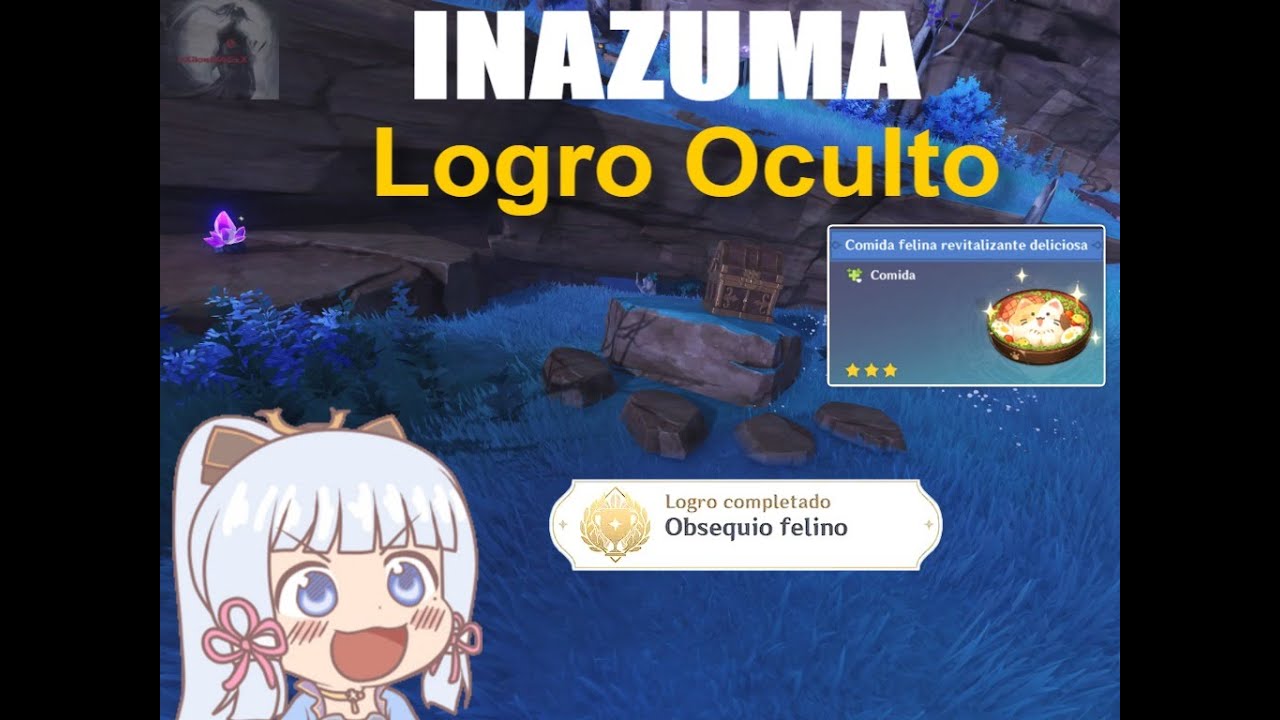 [ INAZUMA ] Obsequio Felino ( Logro Oculto ) - Genshin Impact 2.1