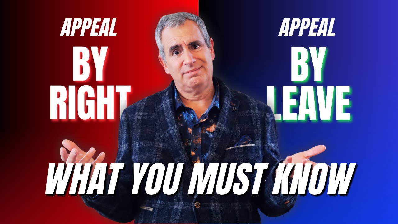 Appeal by Right vs. Appeal by Leave in Michigan Family Law: What You Must Know